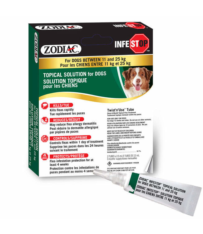 Zodiac Infestop Adulticide for Dogs 11 kg to 25 kg