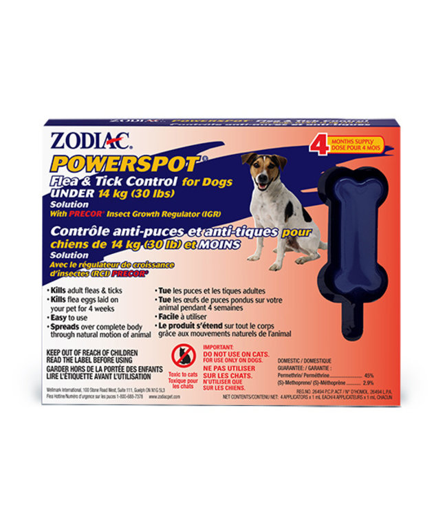Zodiac PowerSpot for Dogs Under 30 lbs