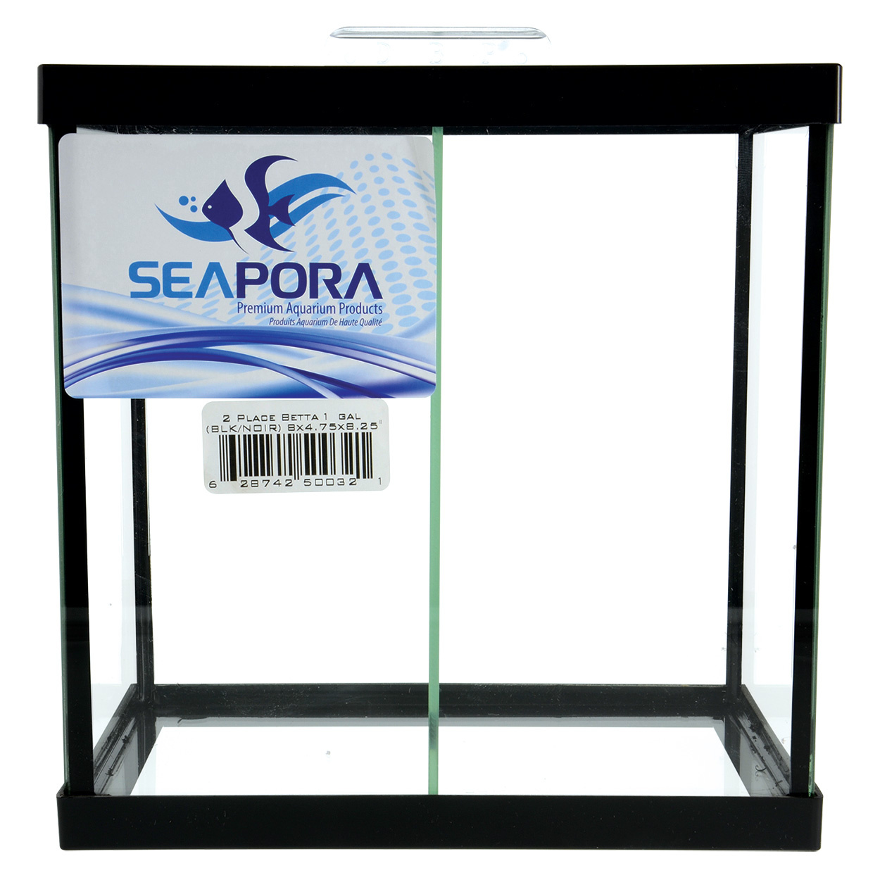 Seapora Betta Aquarium - 2 Compartments - 1 gal - Southwest Pet