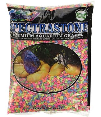 Estes Spectrastone PermaGlo Rainbow Aquarium Gravel 5 lbs
