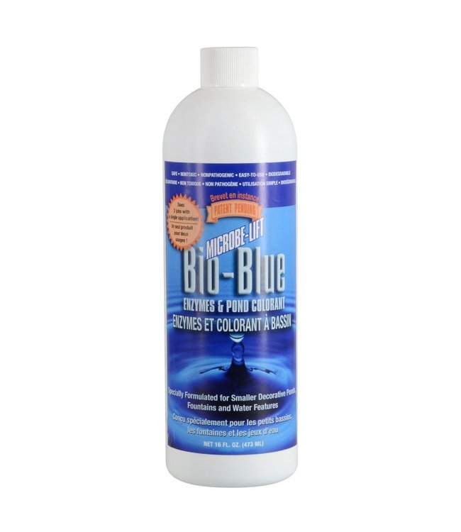 Microbe-Lift Bio-Blue Enzymes & Pond Colorant 473ml