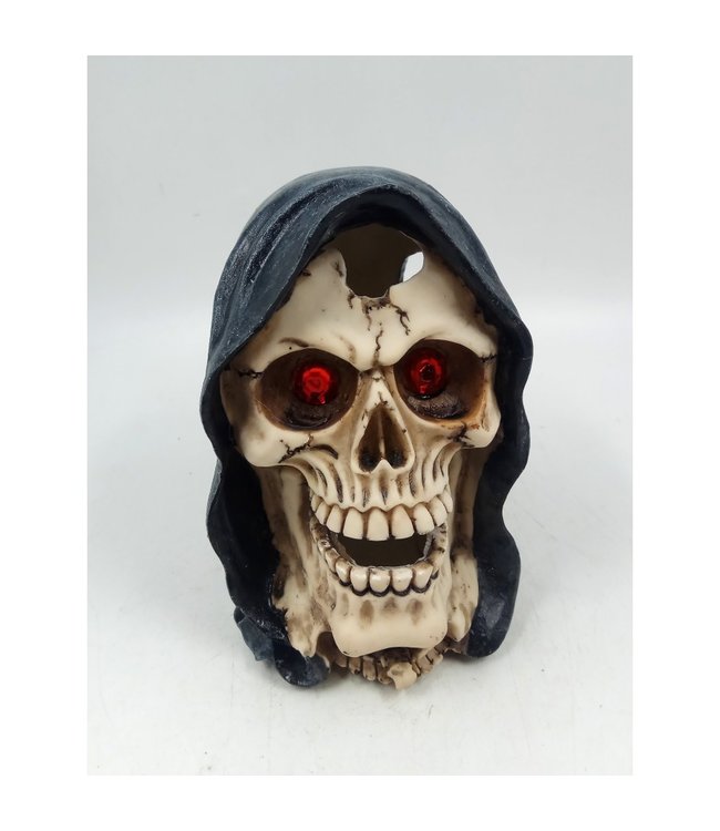 Polyresin Reaper Skull 5.5x4.75x6"