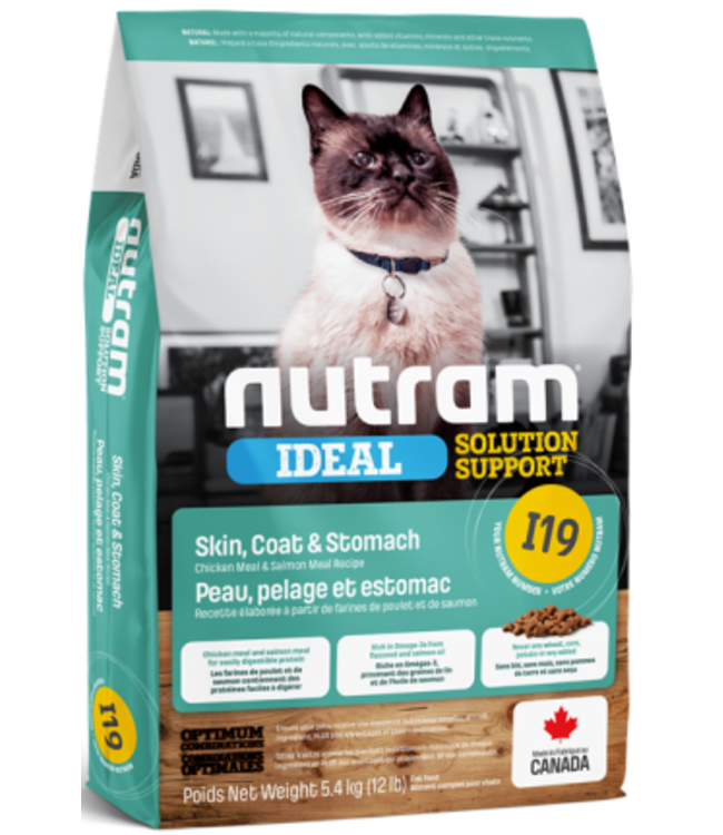 Nutram I19 Ideal Solutions Sensitive Skin & Stomach for Cats