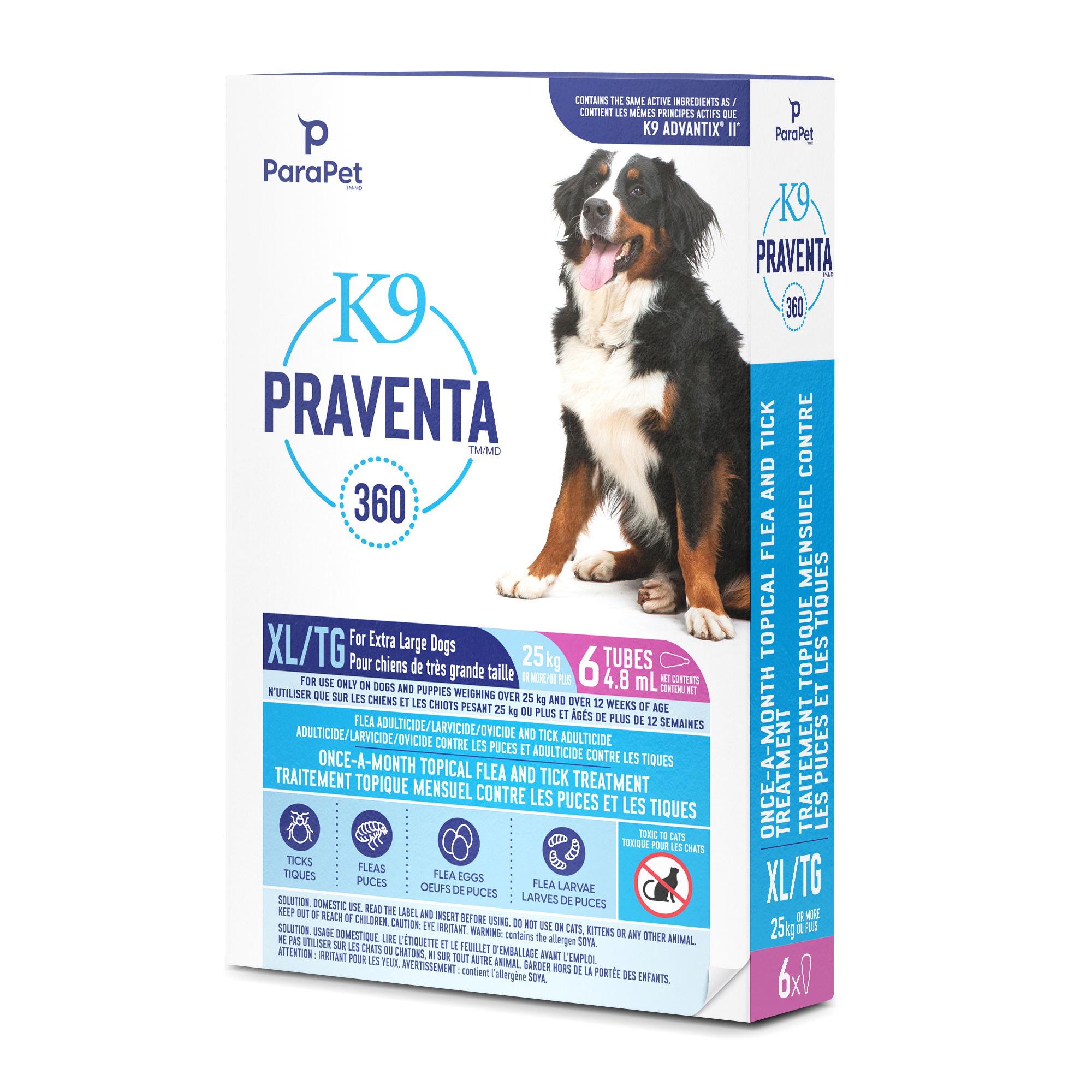 K9 Praventa 360 Flea & Tick Treatment Extra Large Dogs over 25 kg