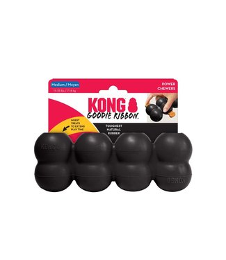 Kong Extreme Goodie Ribbon Durable Natural Rubber Toy for Dogs