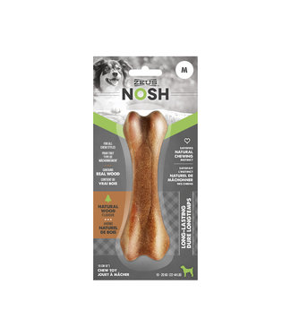 Zeus Nosh Nylon & Wood Chew Bone Medium