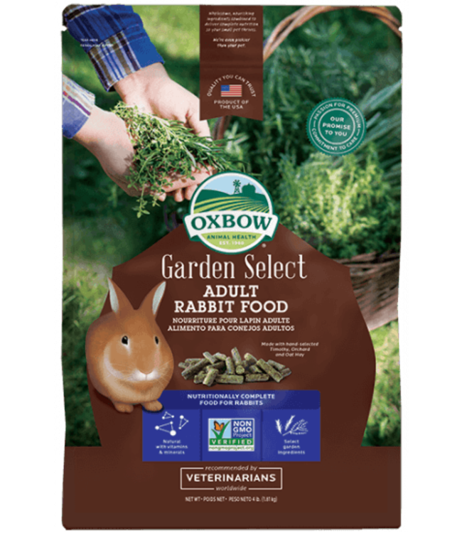 Oxbow Garden Select Adult Rabbit Food 1.81 kg (4 lb)