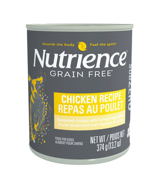 Nutrience Grain Free Subzero Canned Food for Dogs  Chicken Recipe 374g (13.2 oz)
