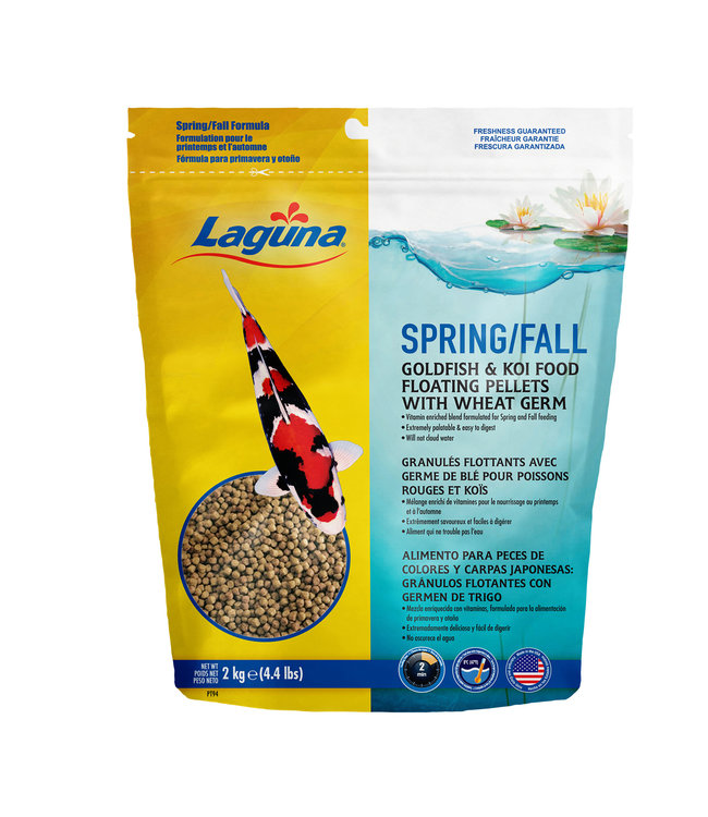 Laguna Spring & Fall Floating Food with Wheat Germ 2 kg (4.4 lbs)