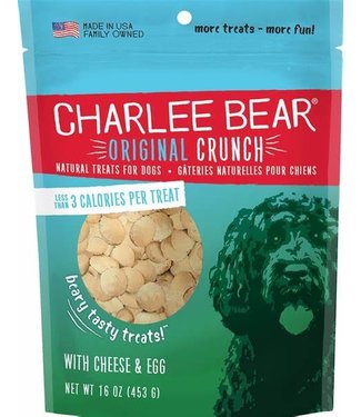 Charlee Bear Original Crunch Egg & Cheese Treats for Dogs 453 g (16 oz)