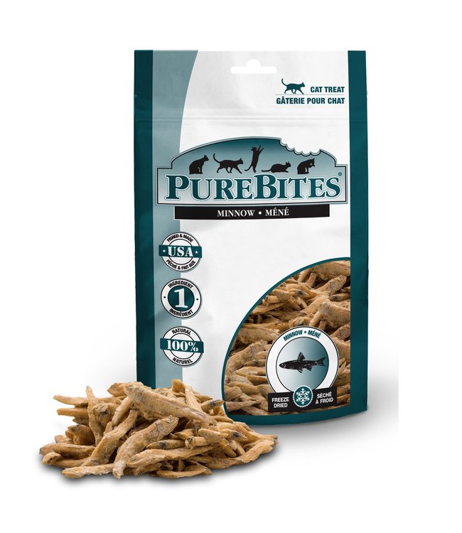 PureBites Freeze Dried Minnow Treats for Cats 1.09oz