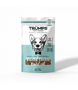 Trumps Natural Flavour Roasted Chicken Treats for Dogs 100g