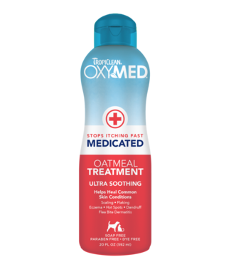TropiClean OxyMed Medicated Oatmeal Treatment 592 ml (20 oz)