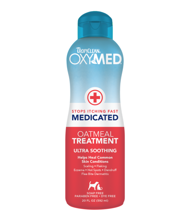 TropiClean OxyMed Medicated Oatmeal Treatment 592 ml (20 oz)