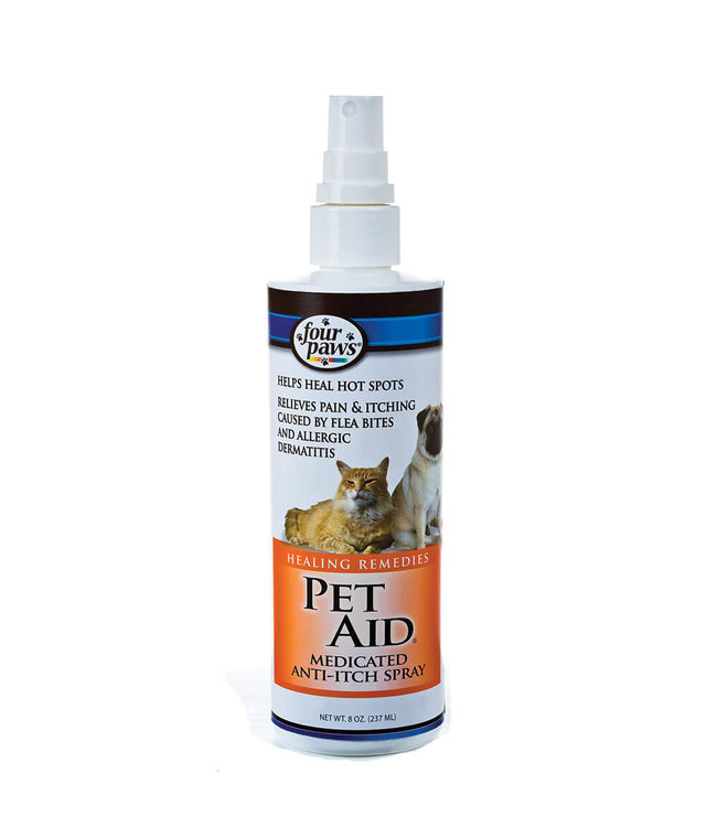 Four Paws Pet Aide Anti Itch Spray 8 oz