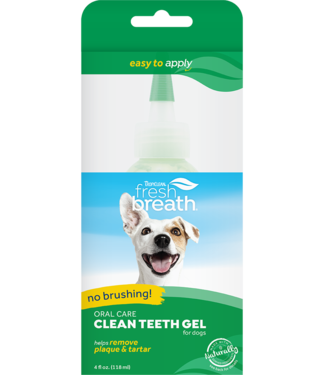 TropiClean Fresh Breath Clean Teeth Gel for Dogs 59 ml (2 oz)