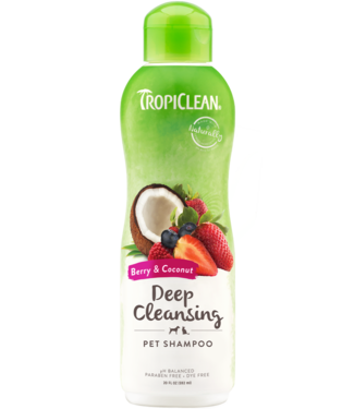 TropiClean Berry And Coconut Shampoo for Dogs & Cats 592ml (20 oz)