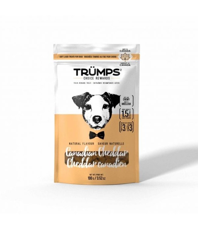 Trumps Natural Flavour Canadian Cheese Dog Treats 100g (3.52 oz)