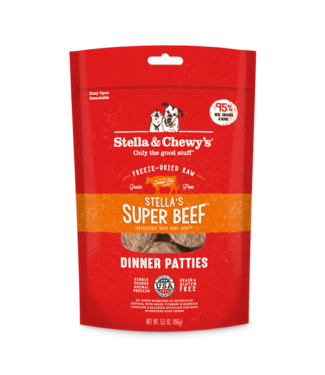 Stella & Chewy's Super Beef Dinner Patties Freeze-Dried Raw Dog Food