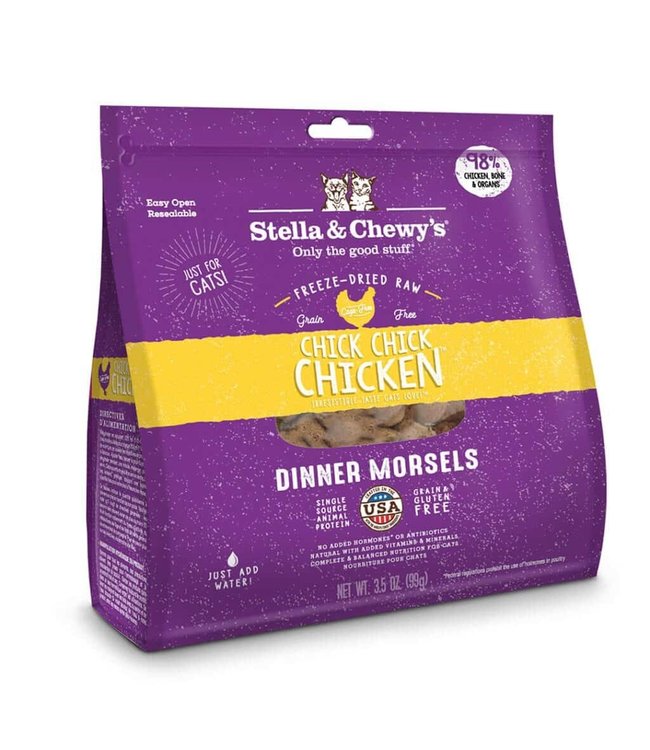 Chick, Chick Chicken Freeze-Dried Raw Dinner Morsels Cat Food