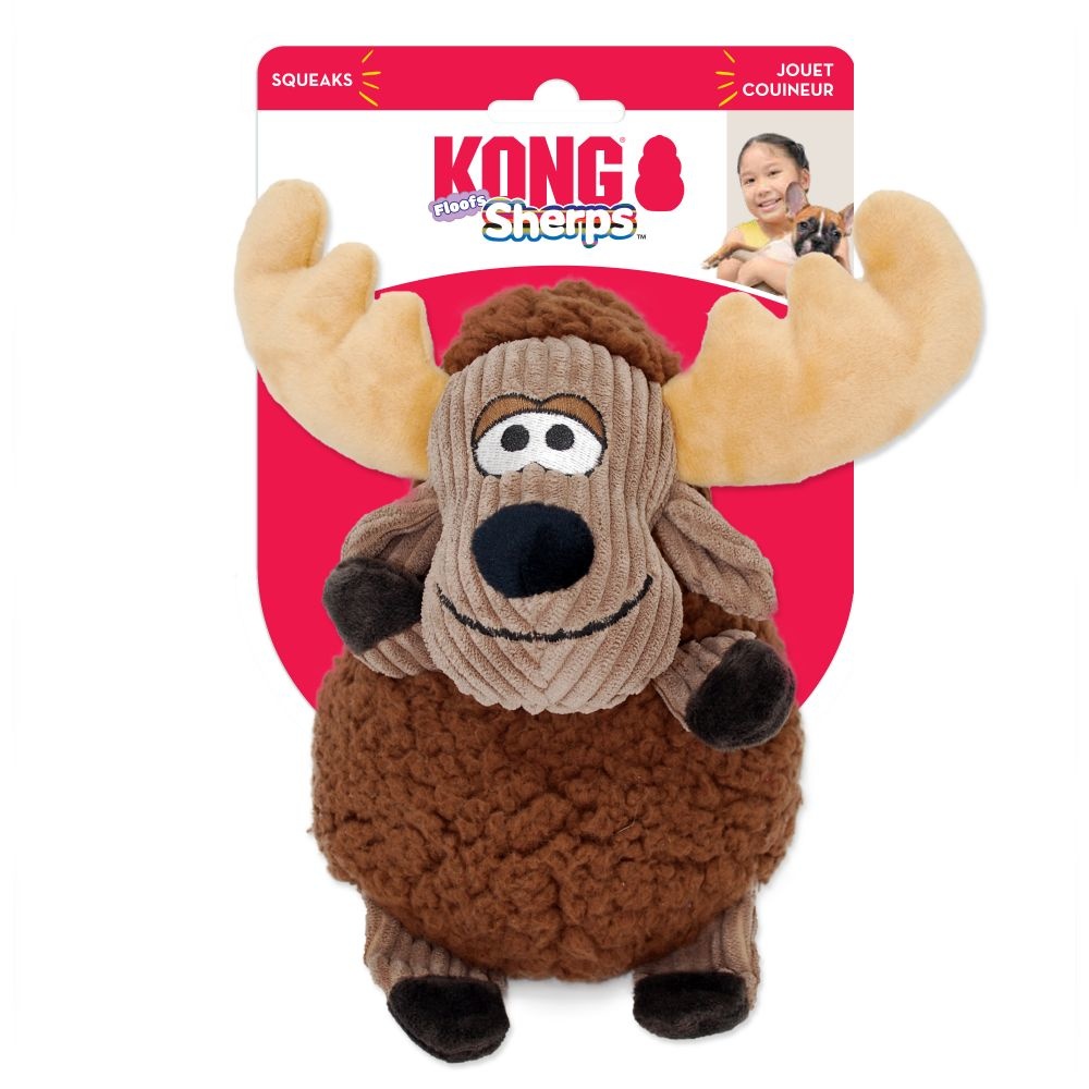 Kong Sherps Floofs Moose Plush Toy Medium ( x 10in) - Southwest Pet -  London's Premiere Pet Store