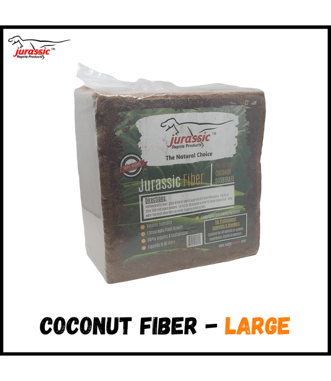 Jurassic Coconut Fiber Bulk Brick (Expands to 60 liters)