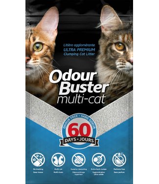 Odour Buster Multi Cat Clumping Litter 12kg (26.5 lb)