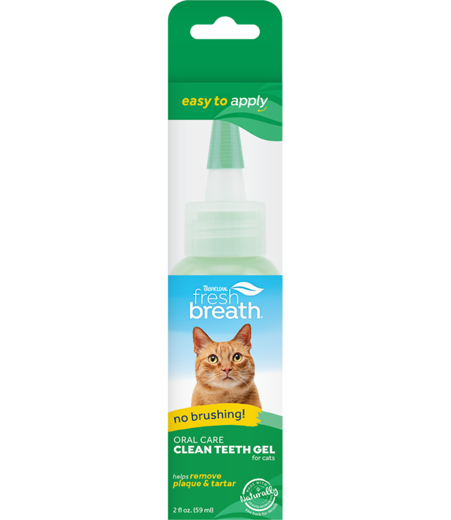 TropiClean Fresh Breath Clean Teeth Gel for Cats 59ml