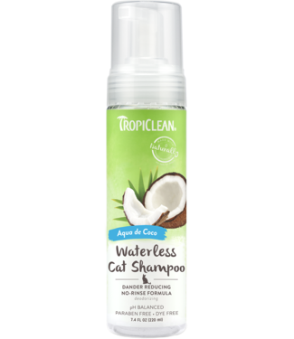 TropiClean Waterless Shampoo for Cats Dander Reducing 220ml