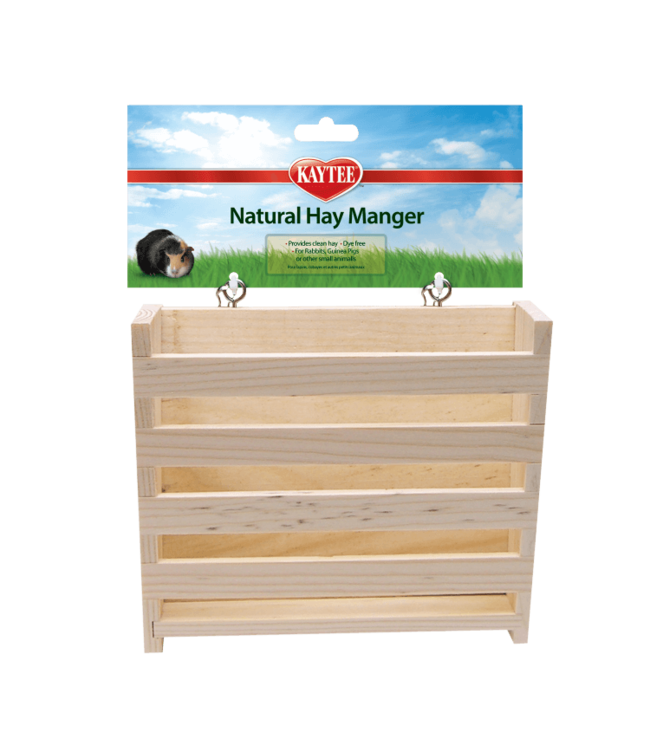 Kaytee Natural Wood Hay Manger Large