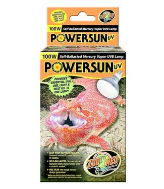 Zoo Med PowerSun Self-Ballasted UV Mercury Vapor Bulb 100 w