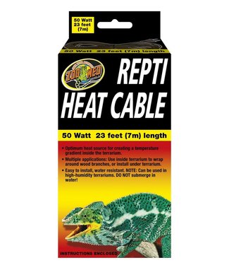 Zoo Med Repti Heat Cable 50W 23in (7m)