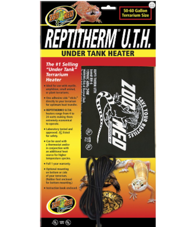 Zoo Med ReptiTherm Under Tank Heater 30 to 40 gal (8in x 12in)