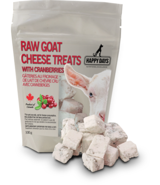 Happy Days Happy Days Happy Days Raw Goat Cheese Treats with Cranberry 100g