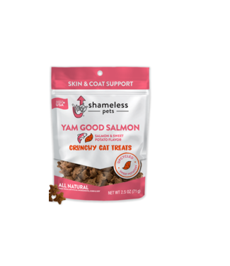 Shameless Pets More Yam Good Salmon Crunchy Cat Treats 71g (2.5oz)