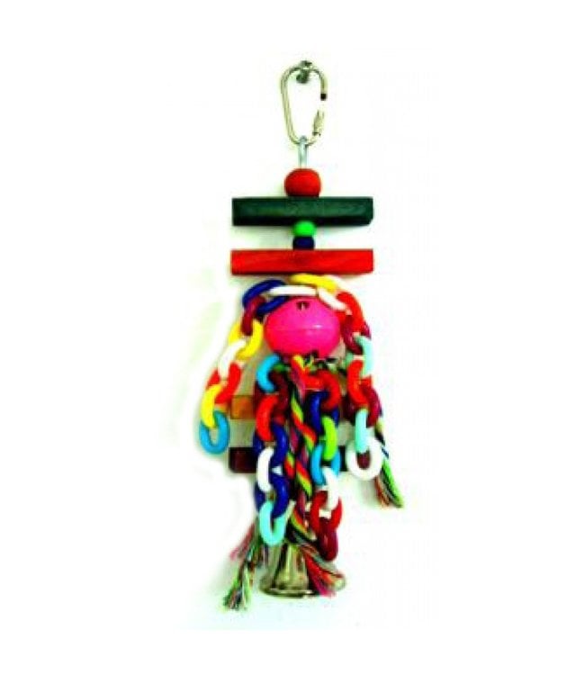 Beaks! Plastic Hanging Variety Chain Bell 13in