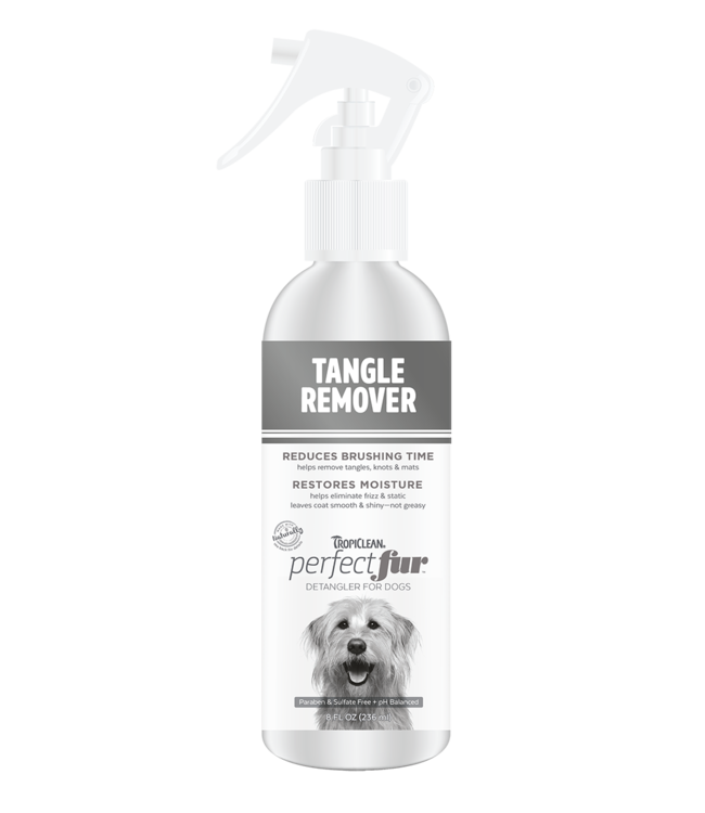 TropiClean Perfect Fur Tangle Remover Spray Dog 8oz