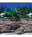 Underwater Treasures Underwater Treasures White Stone River/Rock Wall Reversible Background - 20in Tall (Sold by the Foot) (@50)