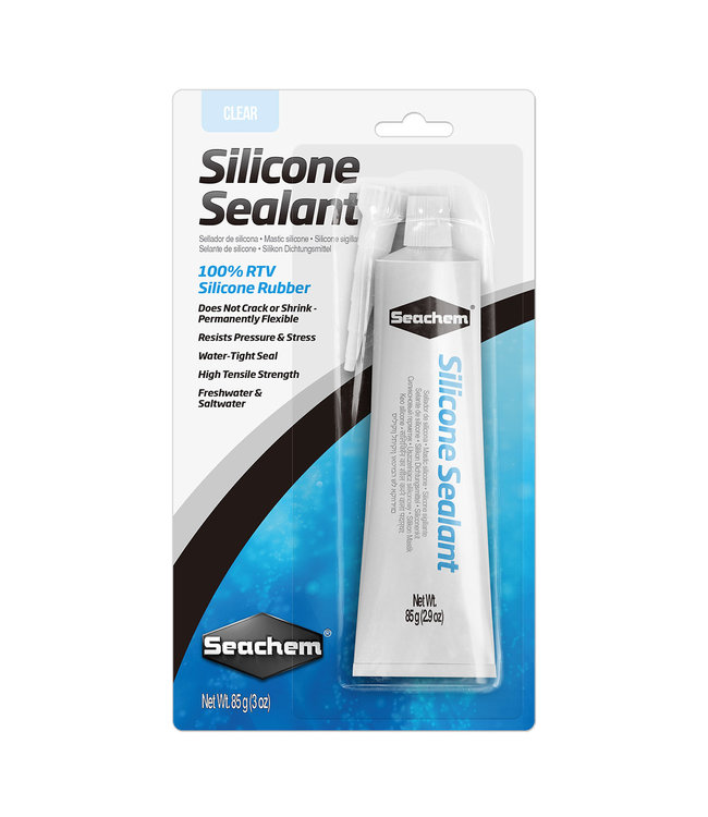 Seachem Silicone Sealant - 3 oz - Clear