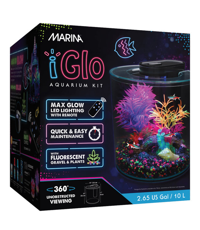 Marina iGlo 360 Aquarium Kit 2.65gal