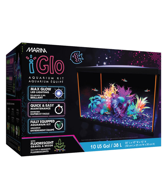 Marina iGlo 10 Gallon Aquarium Kit