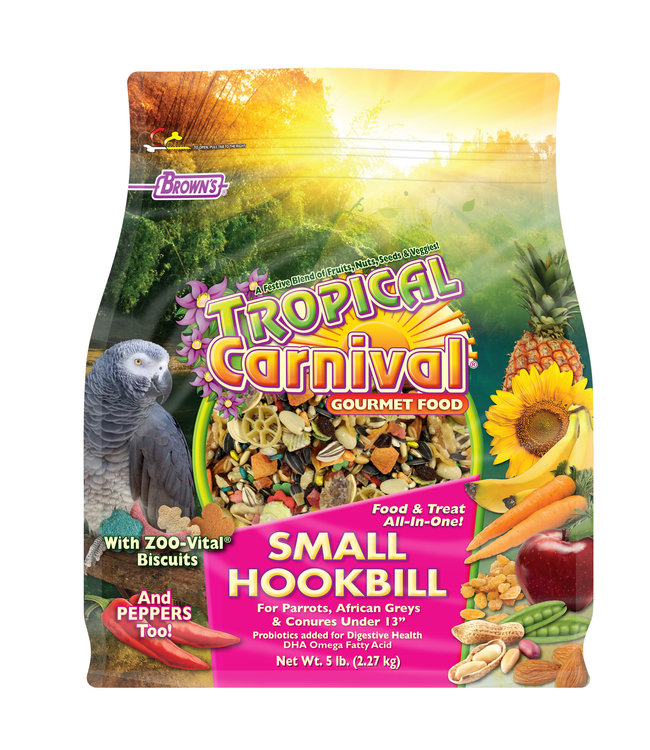 Tropical Carnival Tropical Carnival Browns Tropical Carnival Small Hookbill Food 2.27kg