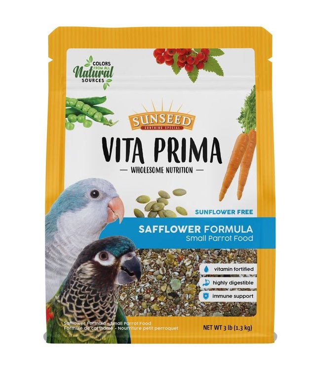 Sunseed Vita Prima Small Parrot with Safflower 3lb