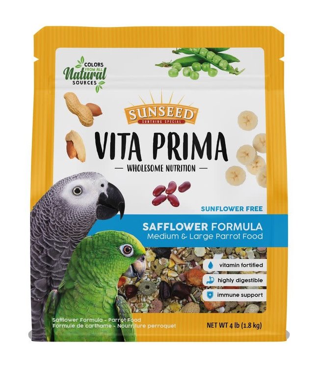 Sunseed Vita Prima Large Parrot with Safflower 4lb