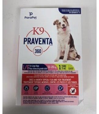 Praventa 360  for Large Dogs 11 to 25 kg - Single Pack (1 Tube)
