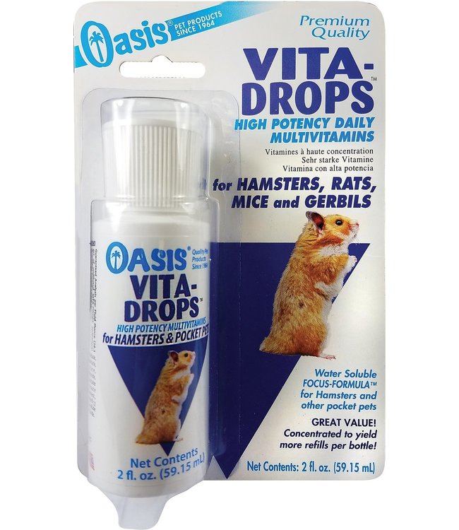 Oasis Hamster Vita Drops 2oz.