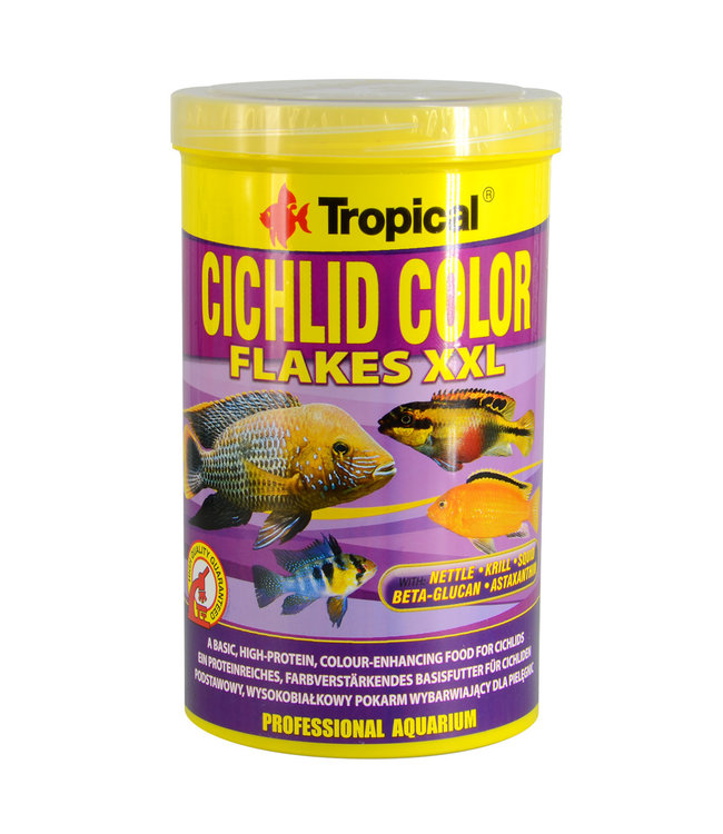 Tropical Cichlid Colour Flakes XXL - 160 g