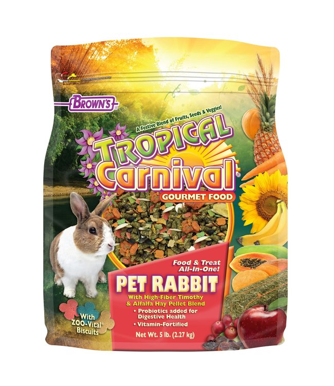 Tropical Carnival Tropical Carnival FMB TC Gourmet Rabbit Food 2.27kg