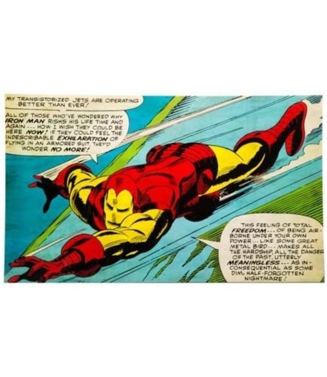 Skaffles Marvel Iron Man Aquarium Background 10g (20in x 20in)