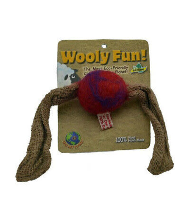 Wooly Fun Tussle Ball Cat Toy